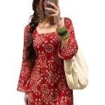 SwagSay Women’s Printed Viscose Blend Short Kurti Top